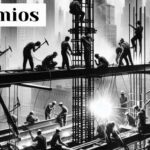 andamio con obreros en new york