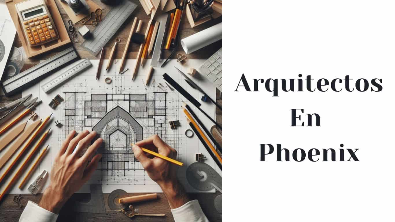 manos de un arquitecto trabajando sobre un plano
