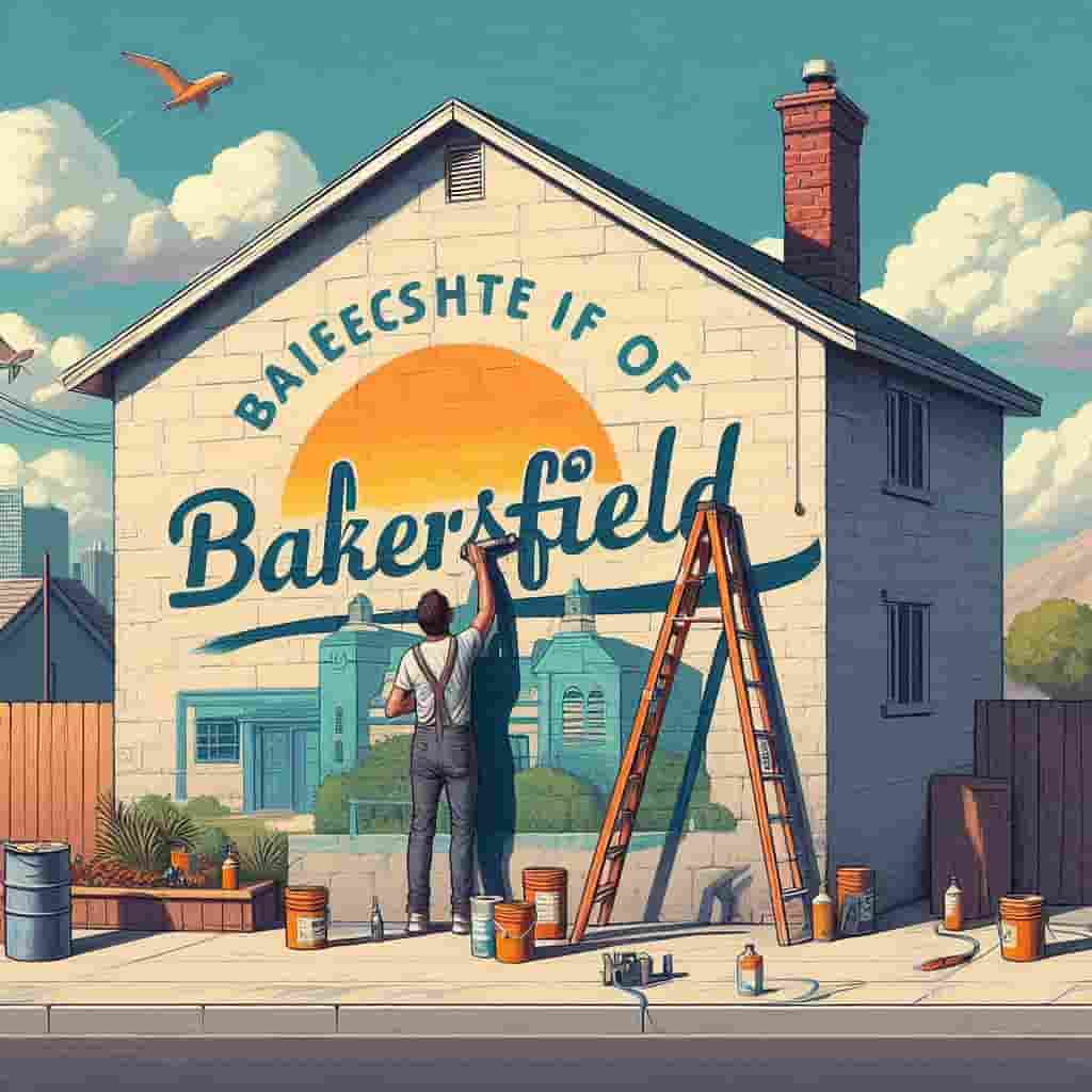 pintor de una casa en bakersfield
