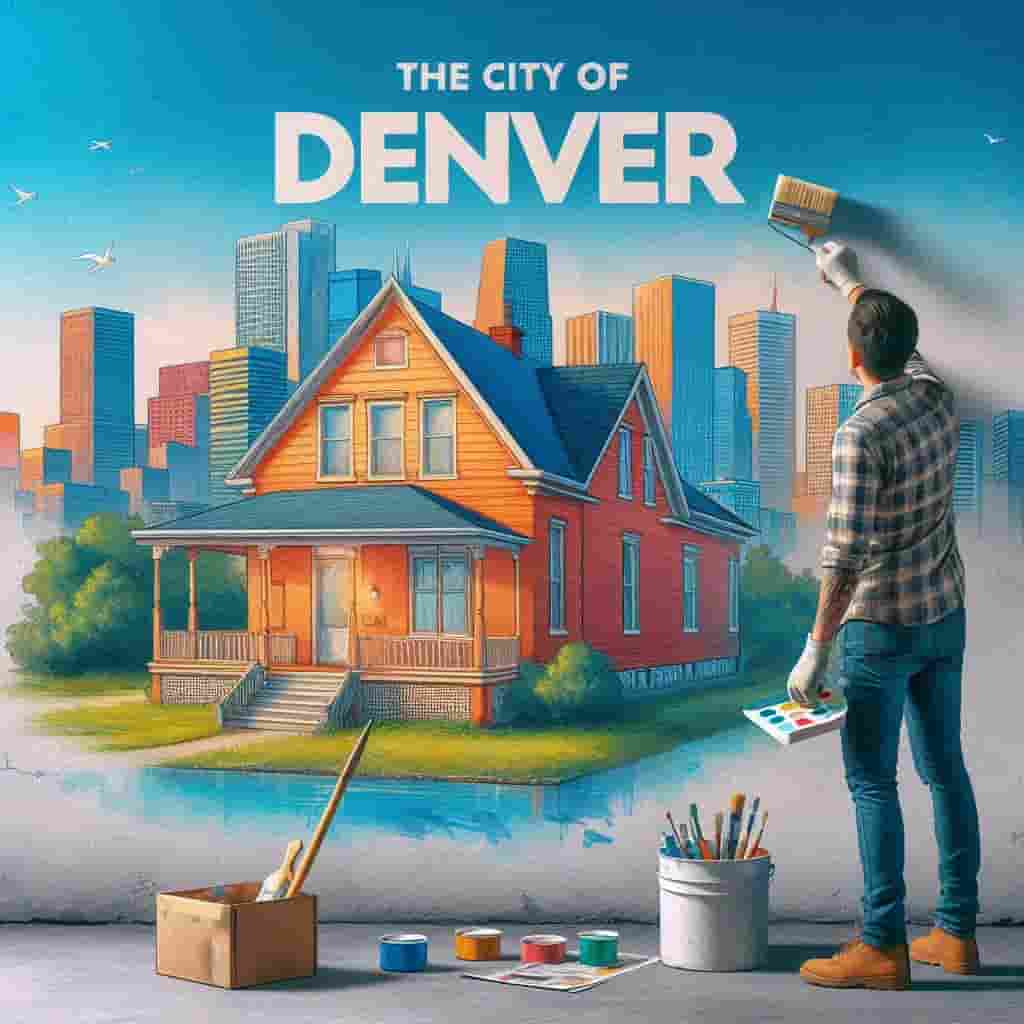 pintor en denver pintando